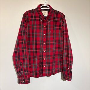Abercrombie & Fitch long sleeve button up shirt plaid